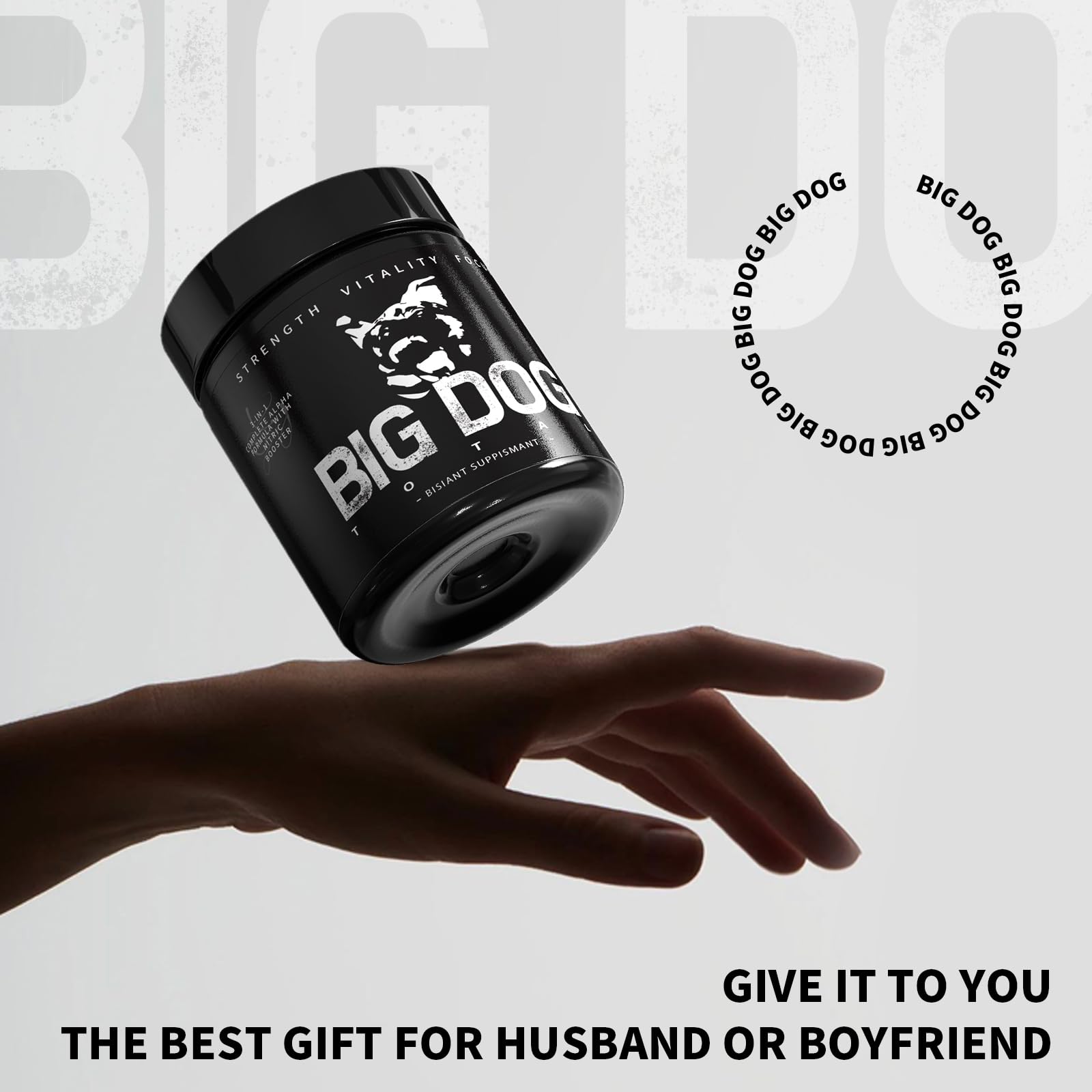 Big Dog Total Male 3-in-1 Total Alpha Blend Men’s Must-Have, Non-GMO - Natural Energy & Endurance Support, 60 Count (Big Dog Total - 1Pcs) FMRFMR Au supplements