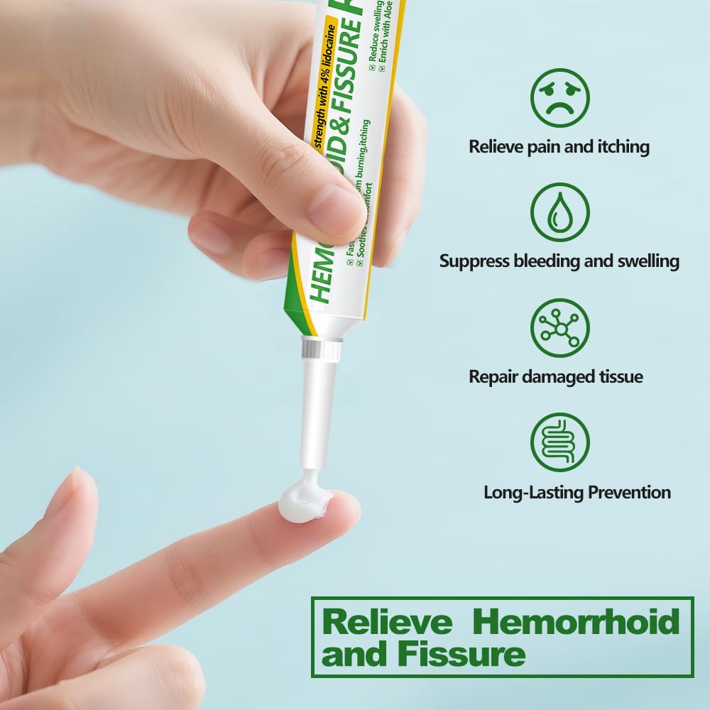 Lesdgo Hemorrhoidal Ointment(2 Pack),Hemorrhoid and Fissure Cream Witch Hazel Maximum Strength Pain Relief,for Itching and Swelling Lesdgo Au supplements