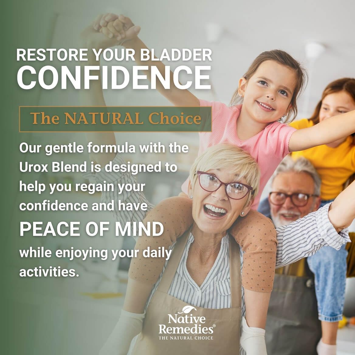 Native Remedies Bladder Control Supplements - Peace of Mind with Urox - Bladder Support for Women & Men, for Overactive Bladders Health - Reduce Nighttime Urination - Non-GMO Vegan Capsules (60 Count) Native Remedies Au supplements