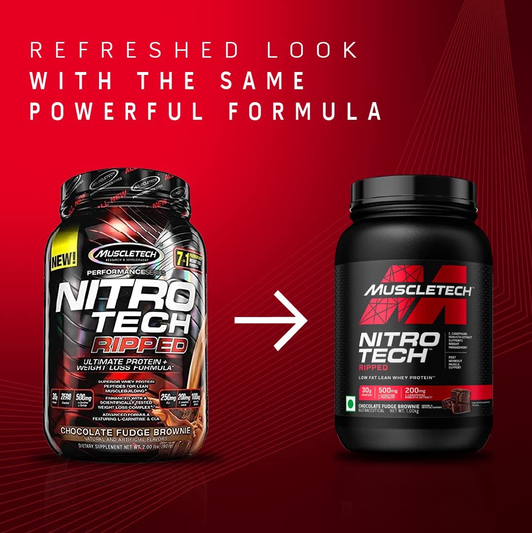 Protein Powder for Weight Loss |MuscleTech Nitro-Tech Ripped |Whey Protein Powder MuscleTech Au supplements