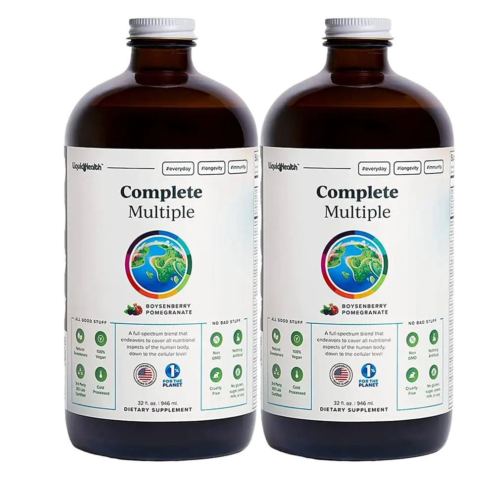 LIQUIDHEALTH Complete Multiple Adult Liquid Multivitamin - Essential Vitamins, Minerals & Nutrients, Immune Support, Gut Health, Energy, Detox LIQUIDHEALTH Au supplements
