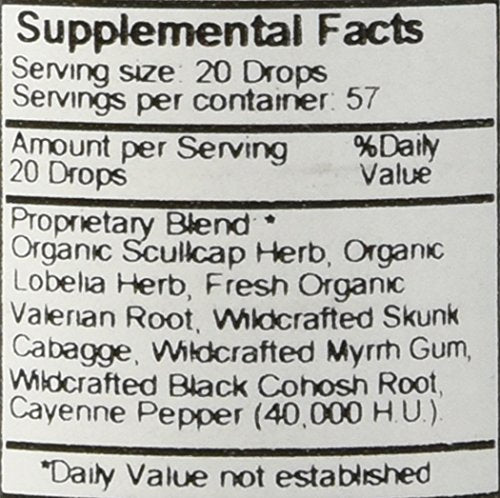 Christopher’s Original Formulas Anti-Spasmodic Formula | 2 oz Liquid Herbal Supplement | Synergistic Blend for Nervous System Support | Skullcap, Valerian & Cayenne Christopher's Original Formulas Au supplements
