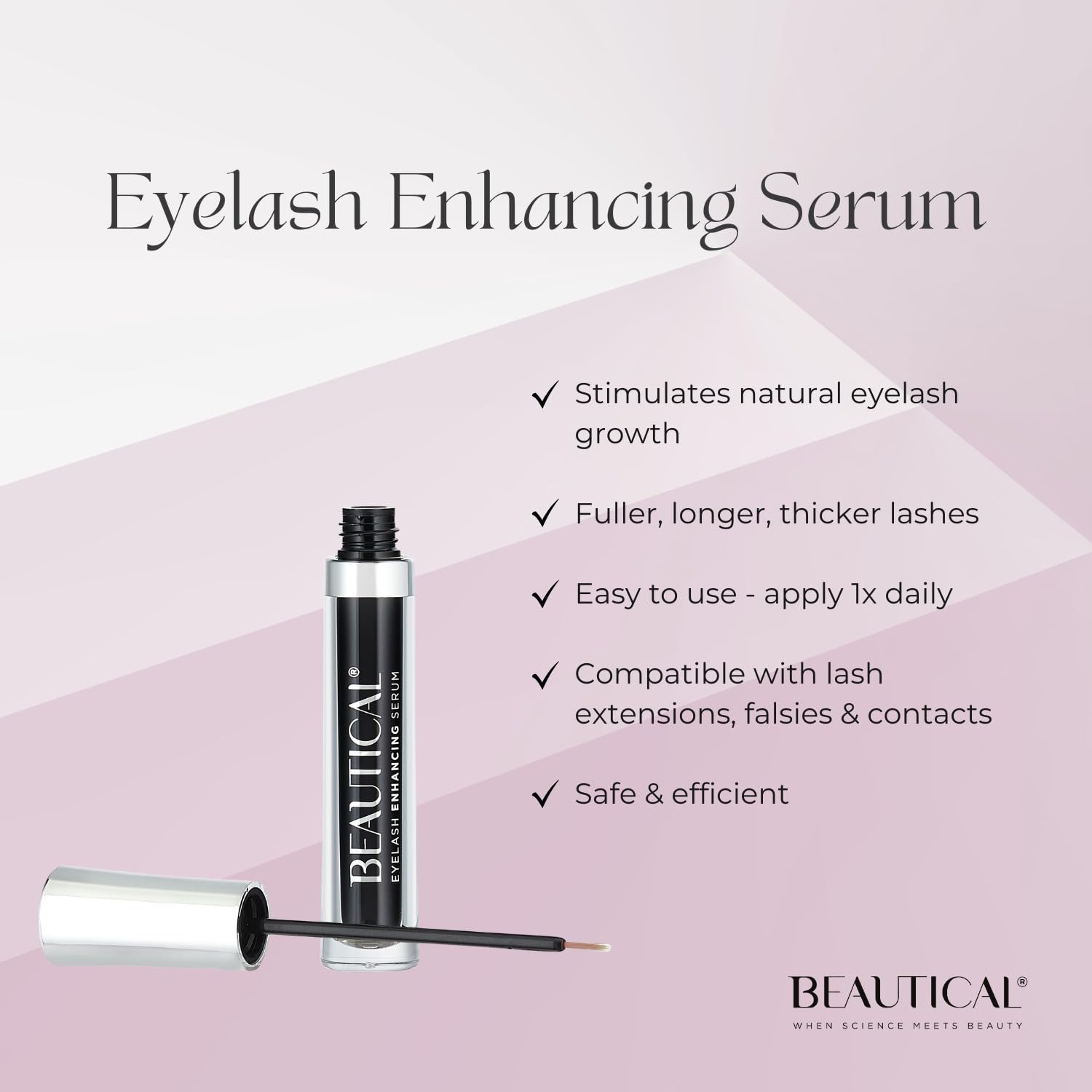 BEAUTICAL Eyelash Serum – Lash Enhancing & Conditioning Formula with Botanical Ingredients for the Appearance of Fuller, Shinier & Healthier-Looking Lashes – Nourishing Lash Care, 3ml BEAUTICAL Au supplements