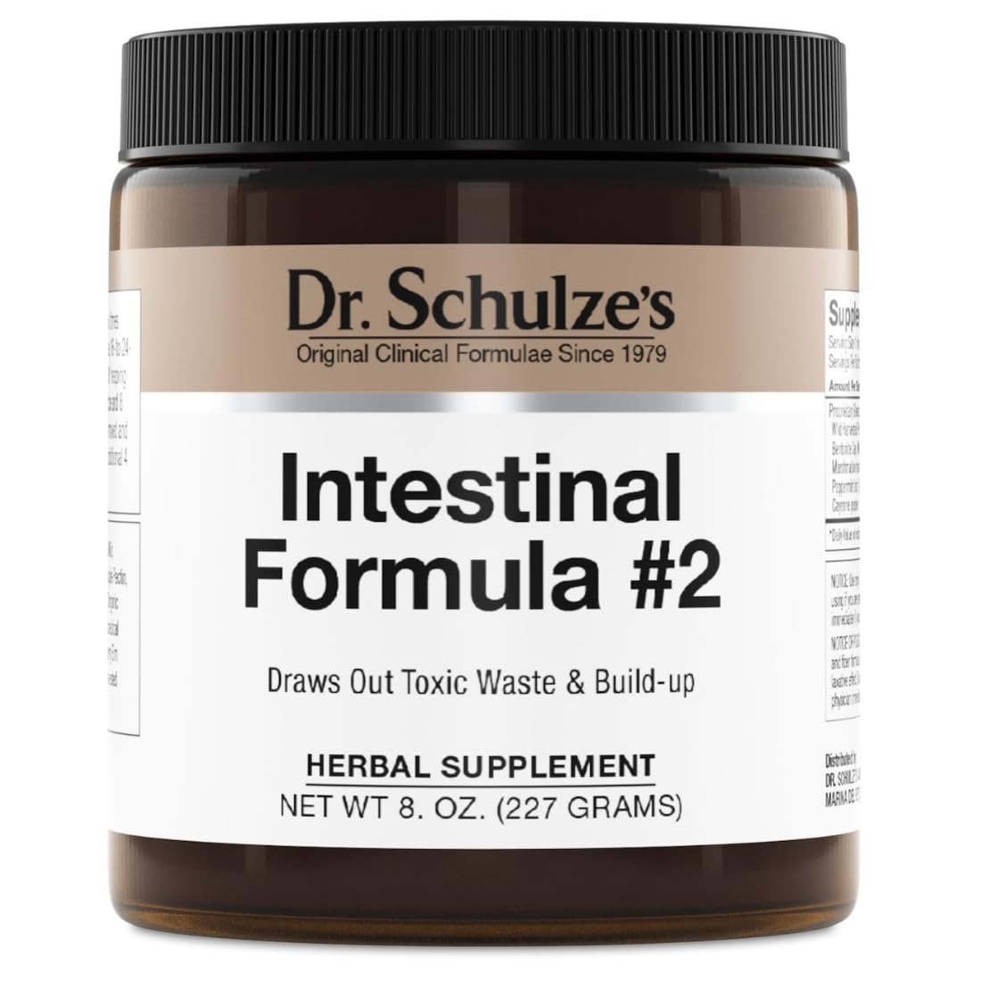 Dr. Schulze's | Intestinal Formula #2 | Herbal Colon Cleanse Formula | 8 Oz. Jar Dr. Schulze's Au supplements