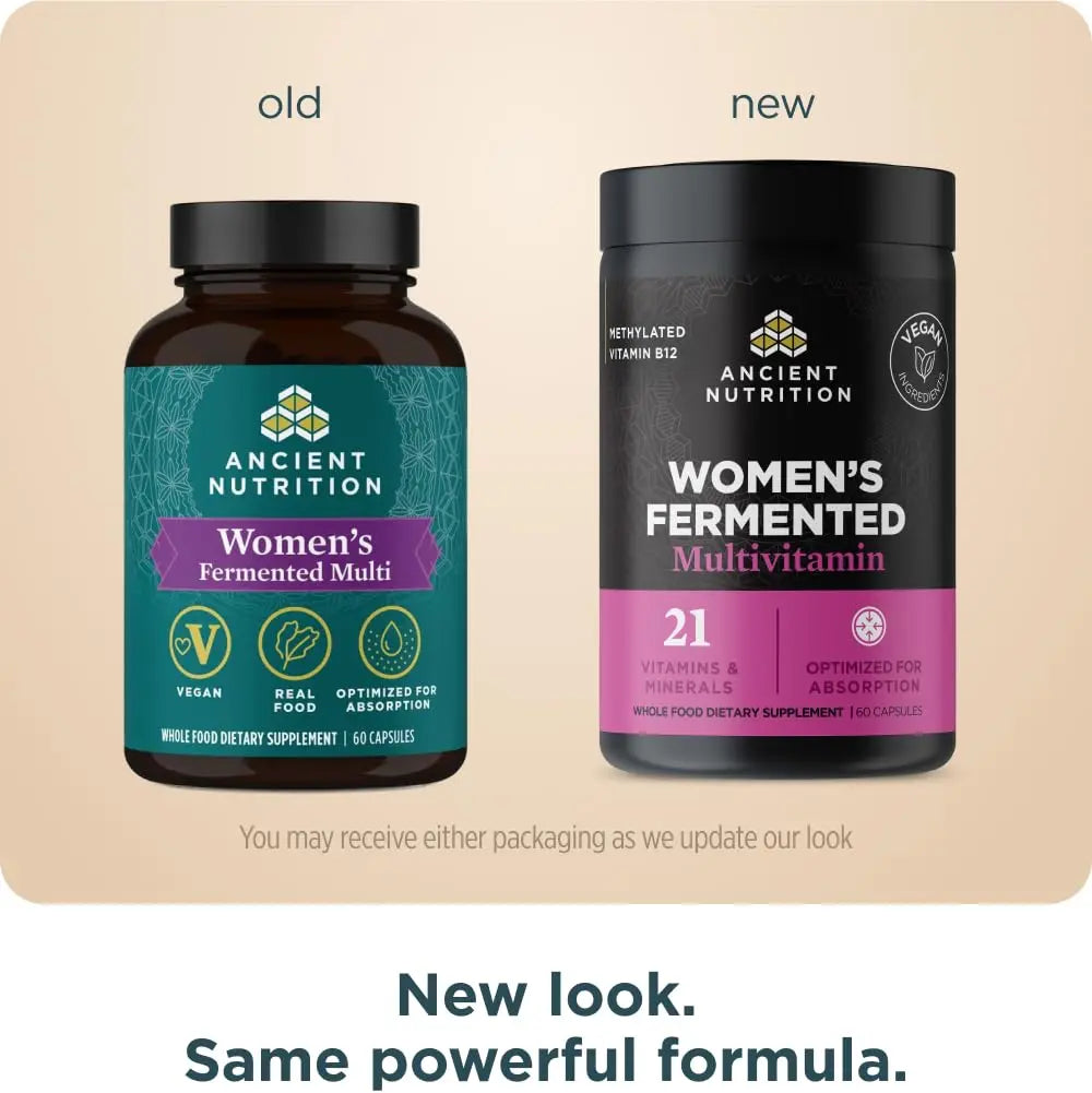 Ancient Nutrition Multivitamin for Women, Women's Fermented Multivitamin with Vitamin C, D, K, Zinc & Magnesium Ancient Nutrition Au supplements