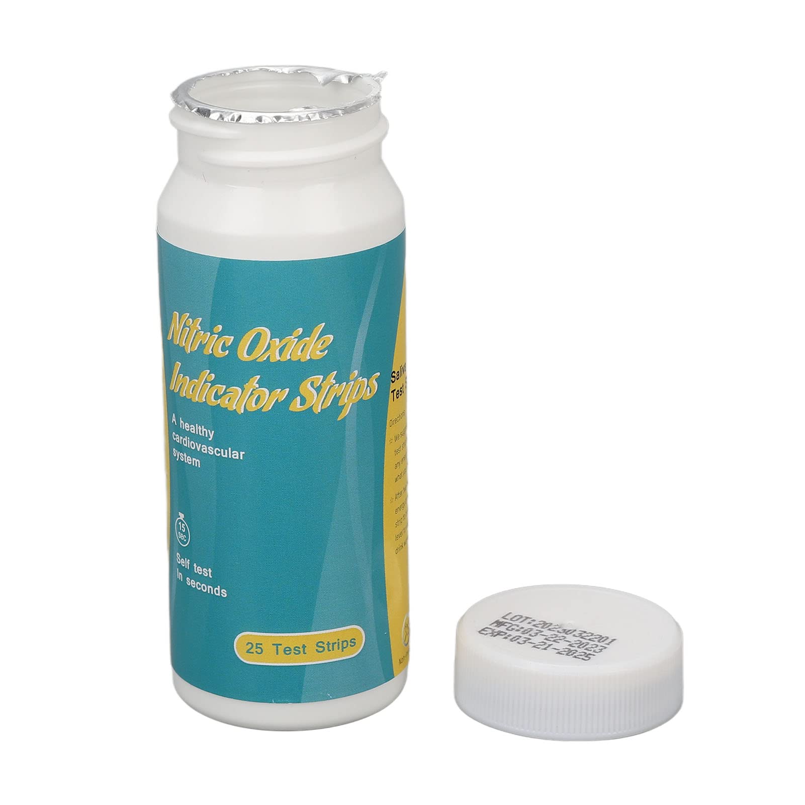 Body Nitric Oxide Test Strips, Fast Results Nitric Oxide Test Strips Highly Accurate 25 Strips DAUERHAFT Au supplements