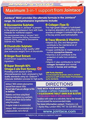 Jointace Vitabiotics Max, 84 Count (Pack of 1) Vitabiotics Au supplements