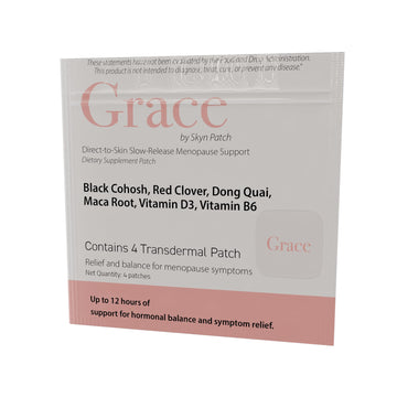 Skyn Patch Grace Transdermal Wellness Patch – Plant Based Daily Adaptogens & Nutrient Support | Transdermal Patch Delivery | 4-Night Pack Skyn Patch Au supplements