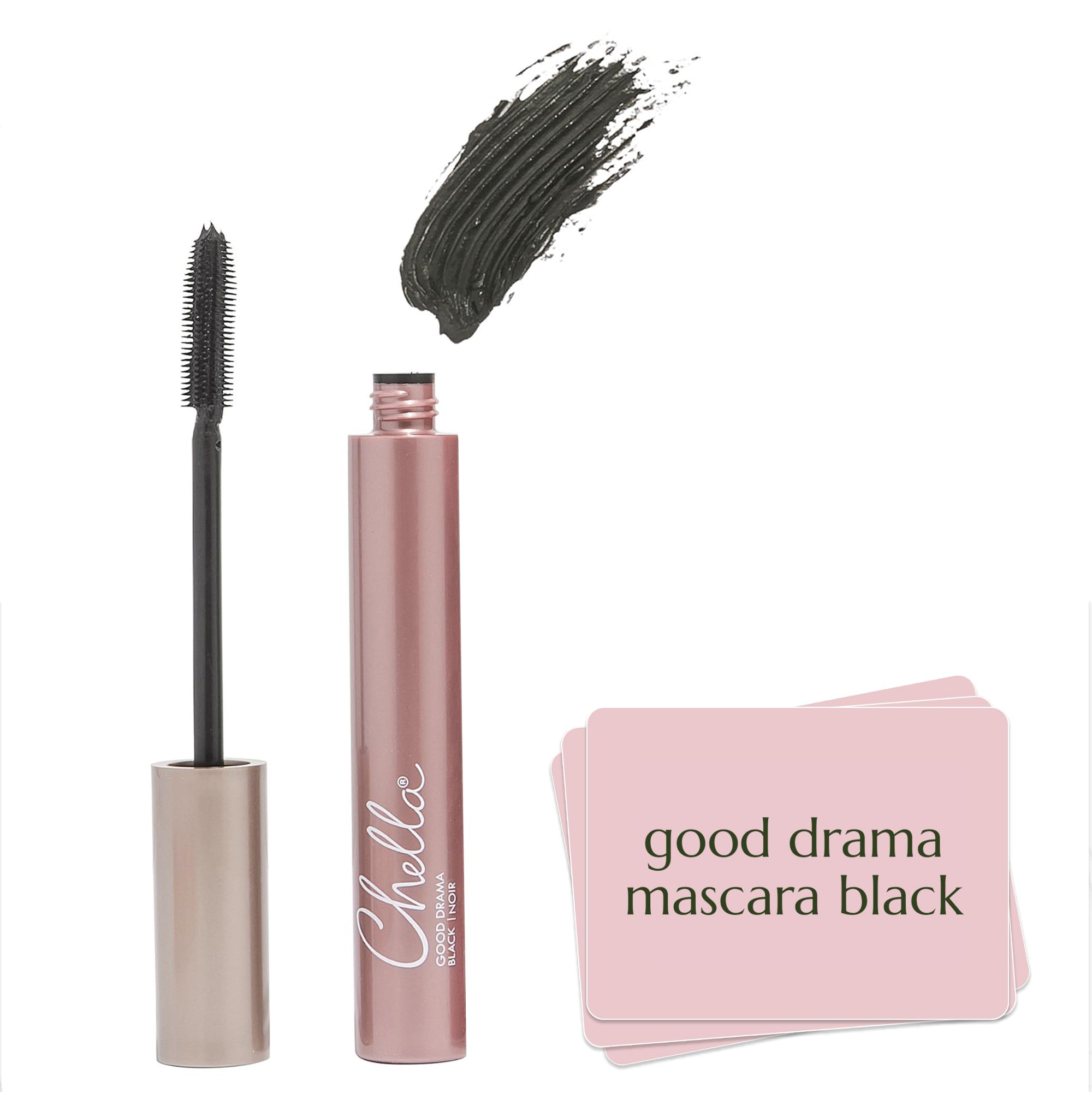 Chella Good Drama Vegan Mascara, 0.33 Fl. Oz (Black) Chella Au supplements