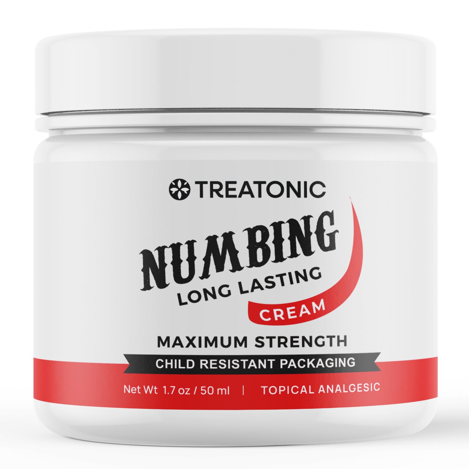 Treatonic Numbing Cream: Extra Strength Numbing Cream for Discomfort, Burning, Itching, & After Sun - Maximum Strength Topical Anesthetic with Menthol & Emu Oil for Toes Feet Hands Legs Arms – 1.7oz Treatonic Au supplements