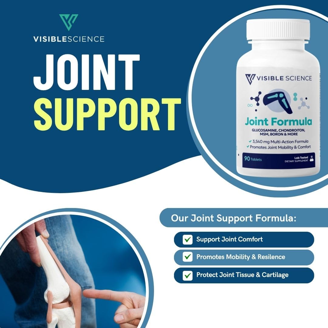 Visible Science Joint Formula – Advanced Joint Support with Herbal Blend & Antioxidants, Tablets 90ct Visible ScienceAu supplements