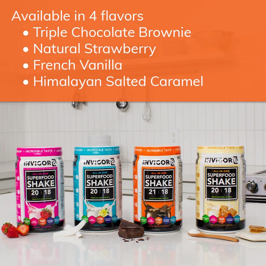 INVIGOR8 Superfood Grass Fed Whey Protein Isolate Shake Himalayan Salted Caramel INVIGOR8 Au supplements