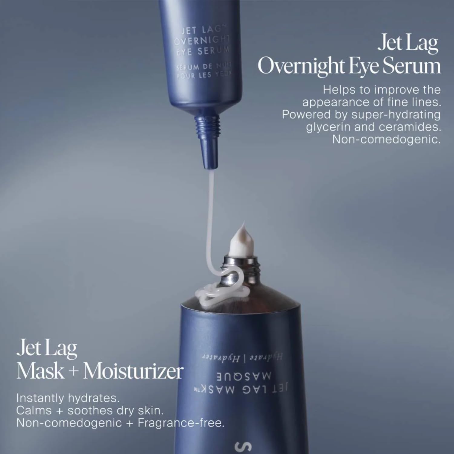 Summer Fridays Jet Lag Overnight Eye Serum - Nourishing Undereye Treatment for Dark Circles - Helps to Hydrate, Smooth, Firm & Depuff - Enriched with Glycerin to Lock in Moisture (0.5 Fl Oz) Summer Fridays Au supplements