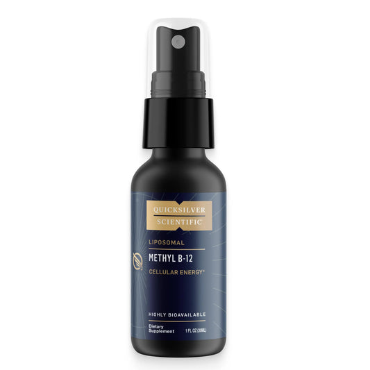Quicksilver Scientific Methyl B12-1000mcg Vitamin B12 as Methylcobalamin - with Nano Technology for Superior Absorption - Supportive Energy Supplement (30ml / 90 Servings) Quicksilver ScientificAU supplements