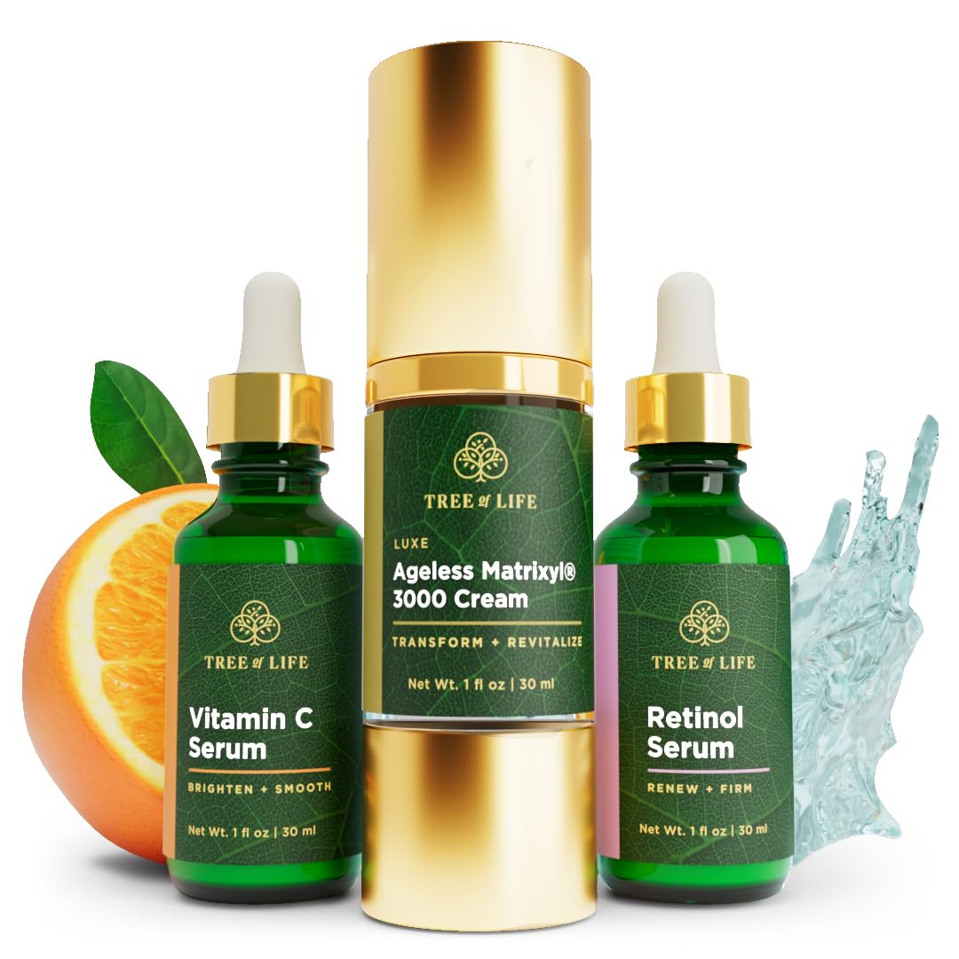 Tree of Life Rejuvenation Pack with Vitamin C Serum + Retinol Serum Tree of Life Beauty Au supplements