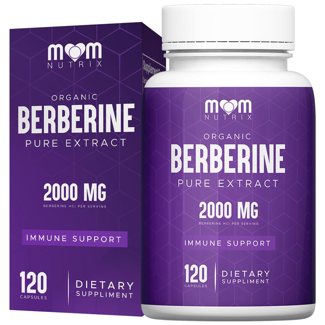 THE MONK Organic Berberine Extract 2000mg - Vegan, Non-GMO - Immune Support - Berberine HCL Supplement for Women & Men - 120 Capsules THE MONK Au supplements