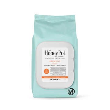 The Honey Pot Company - Prebiotic Feminine Wipes - Herbal Infused Feminine Hygiene Wipes The Honey Pot Company Au supplements
