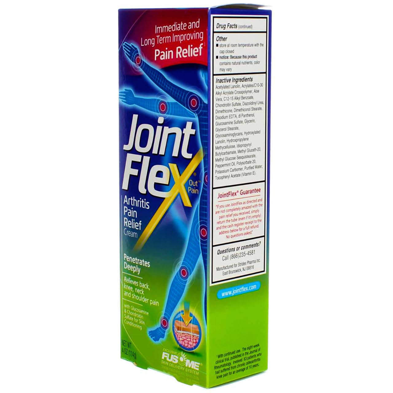 JointFlex Pain Relieving Cream 4 oz (Pack of 5) JointFlex Au supplements