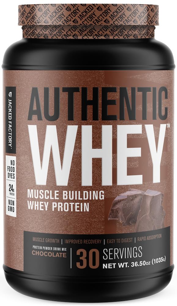 Jacked Factory Authentic Whey Muscle Building Whey Protein Powder - Low Carb Jacked Factory Au supplements