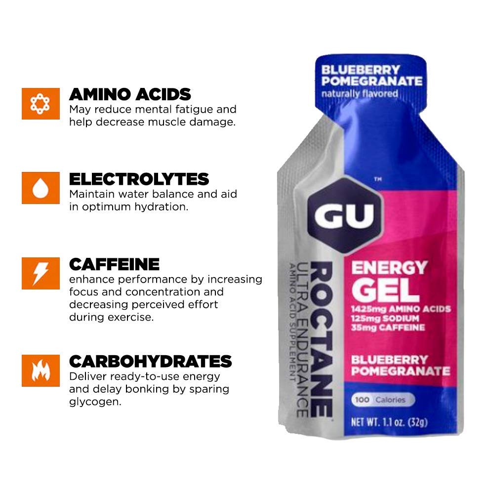 GU Energy Roctane Ultra Endurance Energy Gel, Quick On-The-Go Sports GU Energy Au supplements
