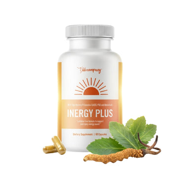 InergyPLUS | Energy Vitamins for Women, Fatigue, Natural Energy Supplements for Focus | Vitamin B12, Folic Acid, Rhodiola Rosea, Cordyceps, CoQ10, Caffeine Free | Packaging Vary | 60 Ct BB Company Au supplements