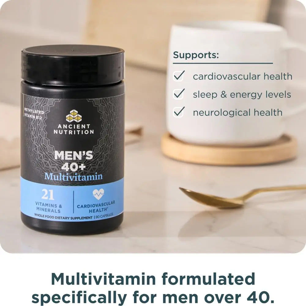 Ancient Nutrition, Multivitamin Mens 40 Plus 3 Day, 90 Count Ancient Nutrition Au supplements