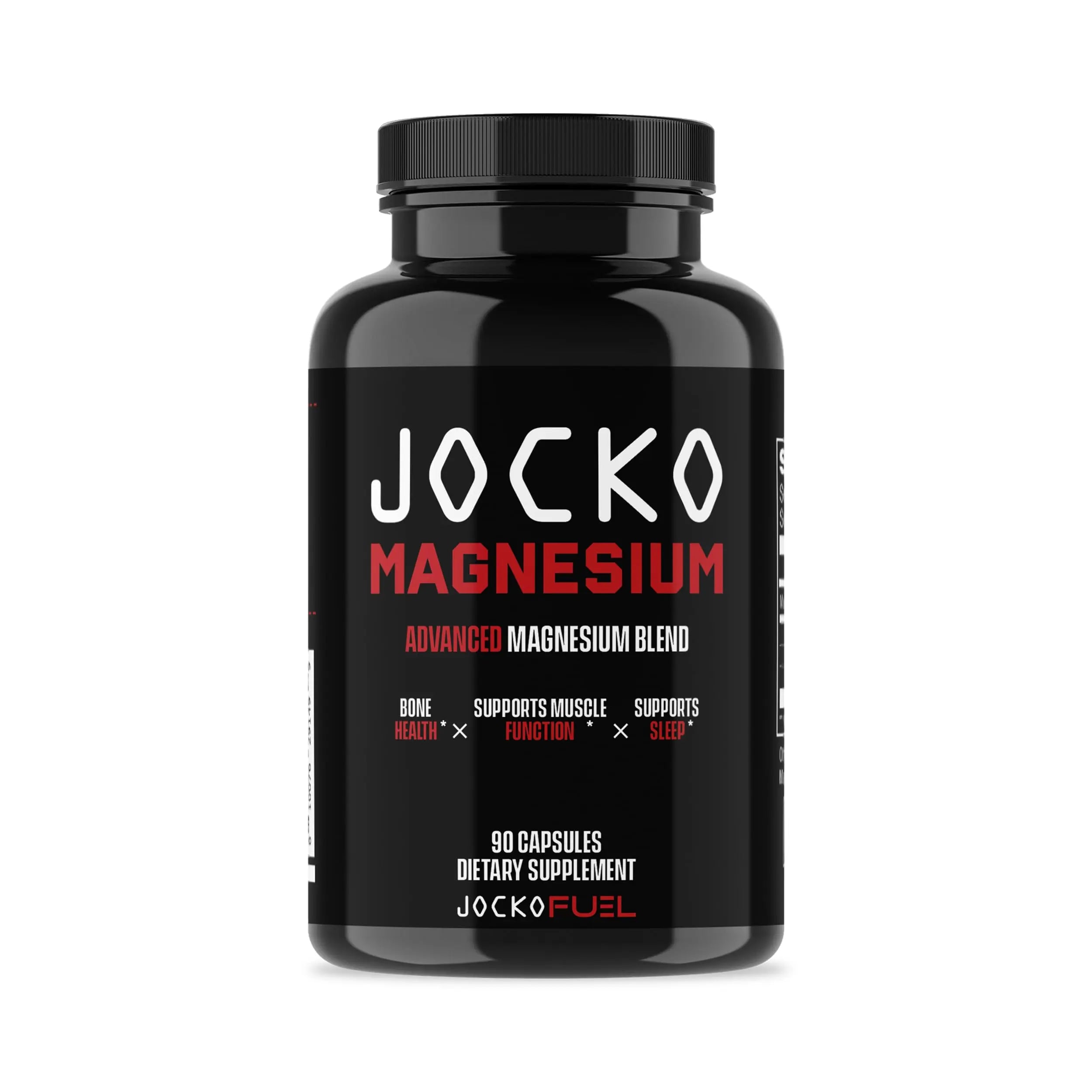 Jocko Fuel Magnesium Complex Supplement - Magnesium Glycinate, Citrate, & Taurate Capsules Dietary Supplement for Muscle Recovery & Relaxation, Heart, Nerve, Bone Support, & Sleep 30-Day Supply Jocko Fuel Au supplements