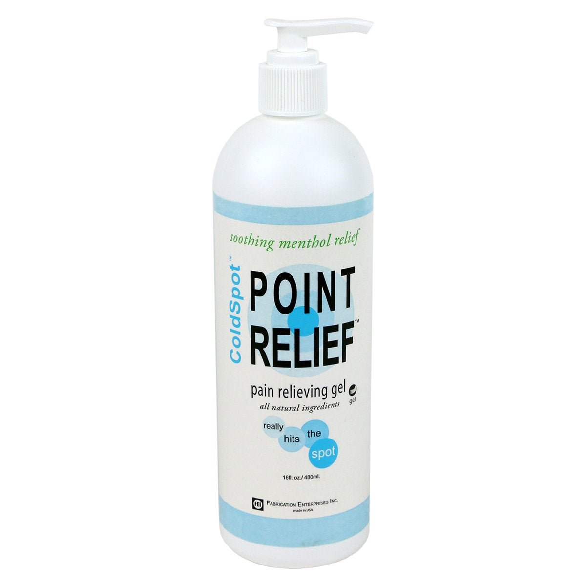 Point Relief 11-0710-1 ColdSpot Gel Pump, 16 oz Gel Pump Point Relief Au supplements