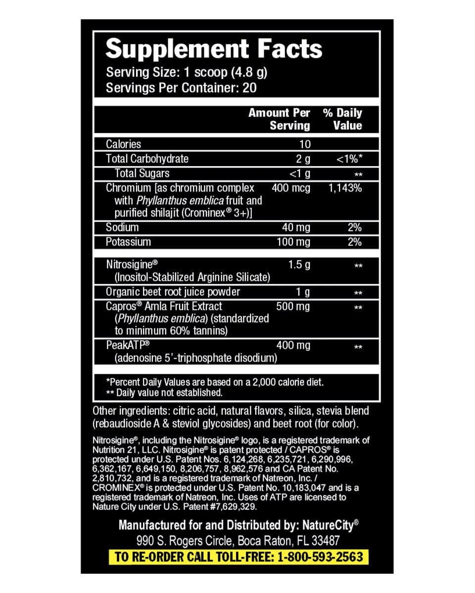 NatureCity True-NOx Nitric Oxide Supplements for Men and Women - Pre-Workout Booster NatureCity Au supplements