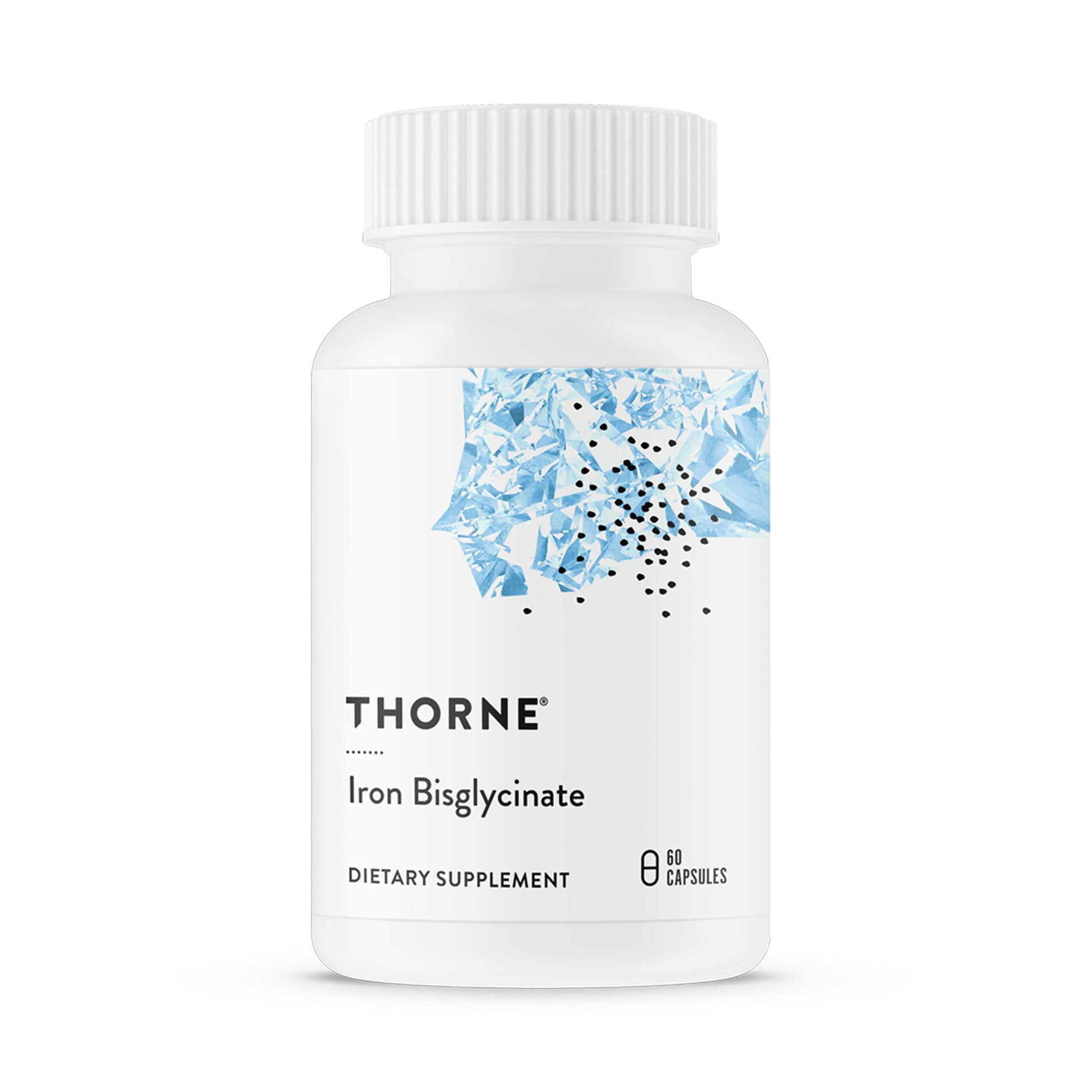 THORNE - Iron Bisglycinate - 25 mg Iron Supplement for Enhanced Absorption Without Gastrointestinal Side Effects* - NSF Certified for Sport - Gluten-Free - 60 Servings THORNE Au supplements