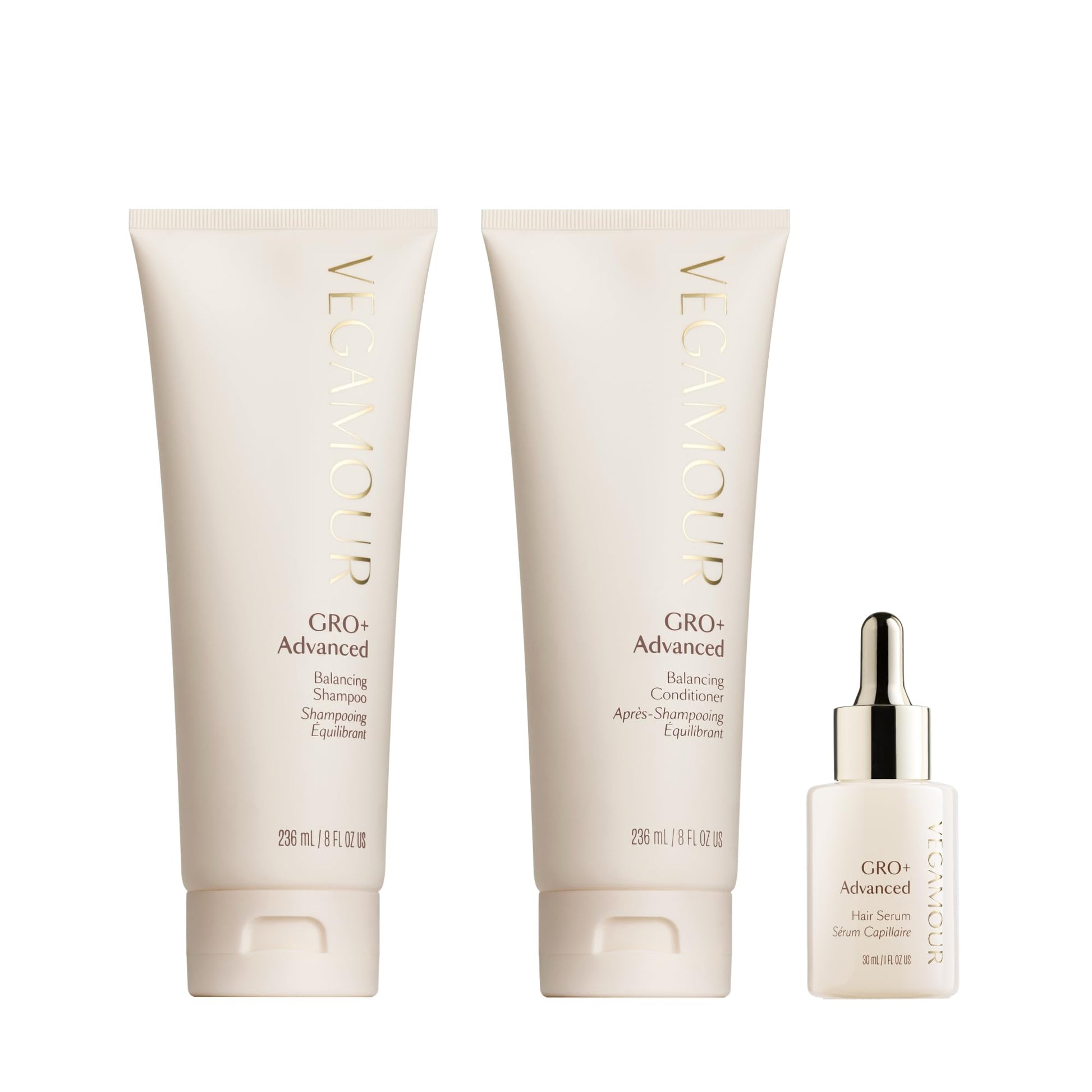 VEGAMOUR GRO+ Advanced Essentials Kit | Removes Buildup, Improves Hair Density, Reduces Shedding, Hydrates and Exfoliates the Scalp | For Severe Signs of Thinning | Color Safe, Vegan, Cruelty-Free VEGAMOUR Au supplements
