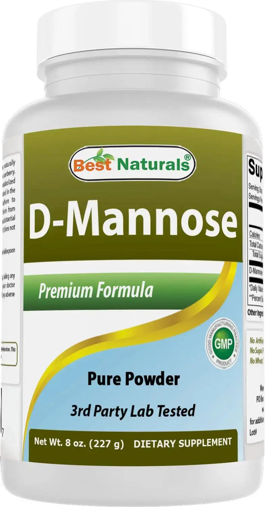 Best Naturals D-Mannose Pure Powder - Urinary Tract Cleanse Supplement - 8 OZ Best NaturalsAU supplements
