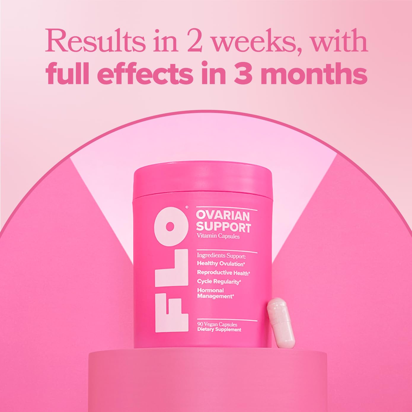 O Positiv FLO Ovarian Health Support - Hormone Balance for Women, Supplement with DIM, Myo & D-Chiro Inositol, Folic Acid - Supports Healthy Ovulation, Cycle Regularity - 30 Servings O Positiv Au supplements