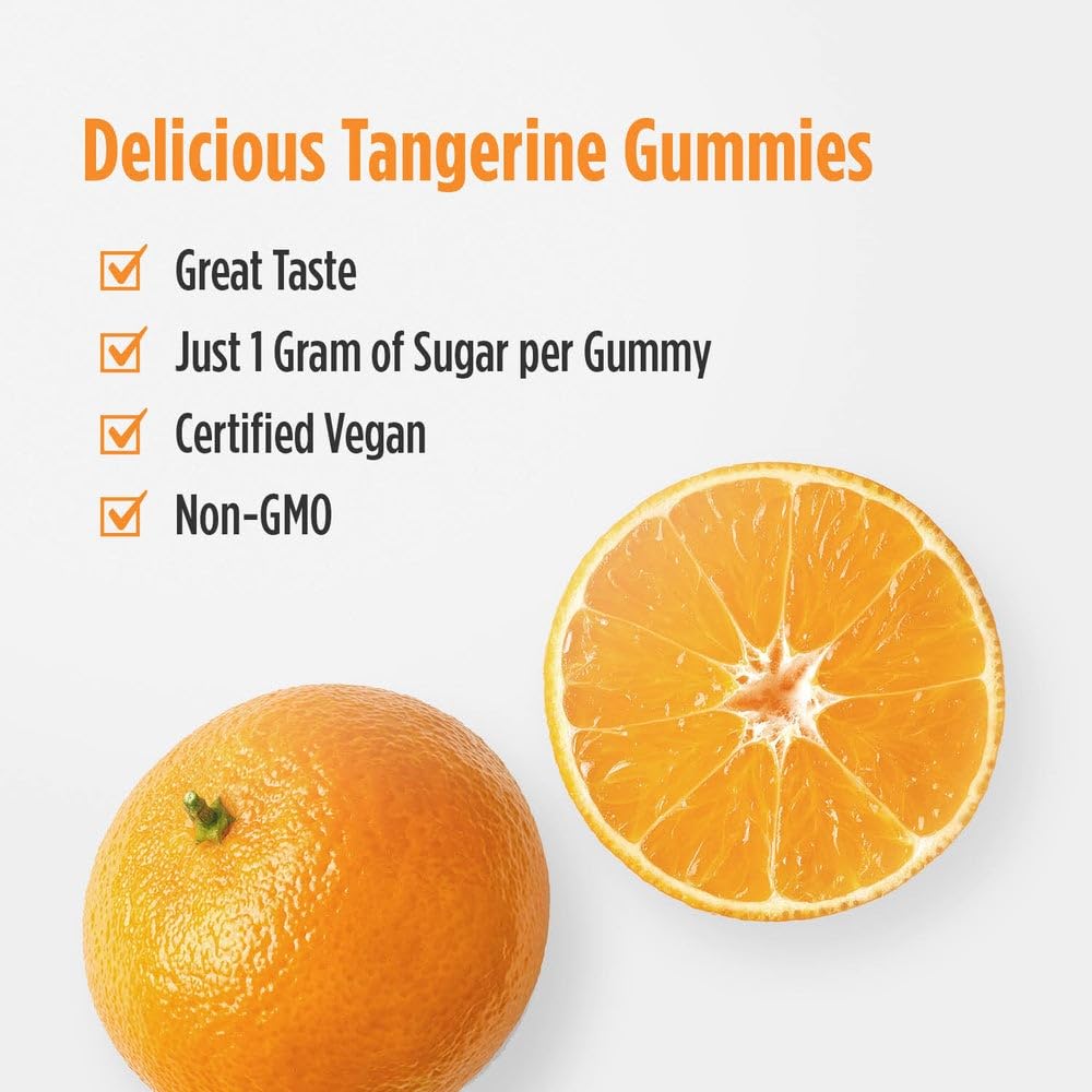 Nordic Naturals Vitamin C Extra Strength Gummies - Tangerine Flavor - 60 Gummies - 500 mg Vegan Vitamin C Supplement - Low-Sugar Immune - Support - 30 Servings Nordic Naturals Au supplements