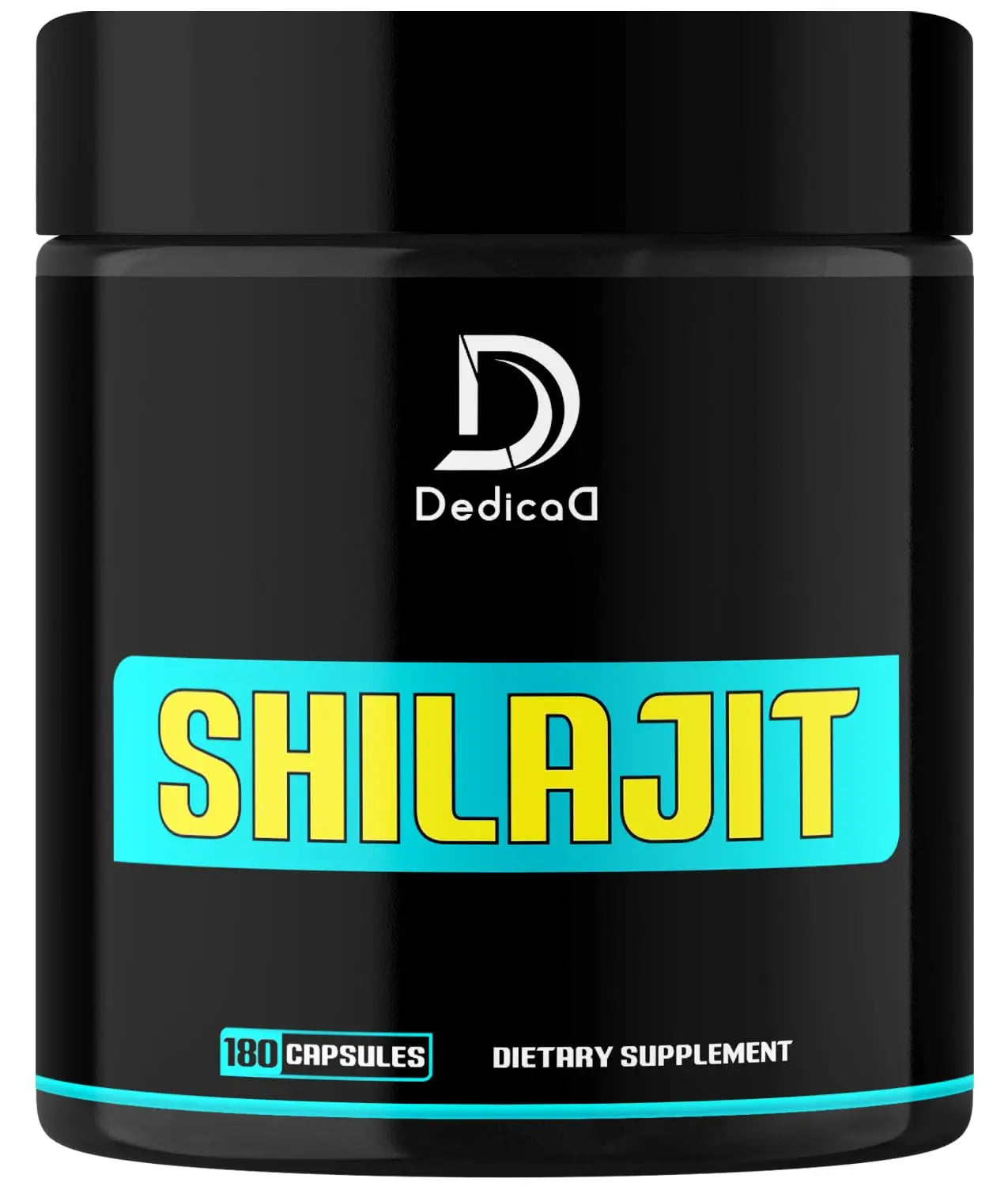 DEDICAD 1000Mg Shilajit Capsules - 180 Counts - Shilajit Supplement for Body Balance, Heart, Brain & Immune Health Support - Contains Natural Fulvic, Humic Acid & 85 Others DEDICAD Au supplements