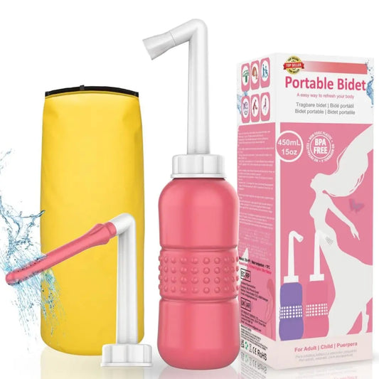 2-in-1 Douche Bottle for Women Vaginal Cleansing System + Portable Bidet Travel Bidet Bottle AQUAMASTERAU supplements