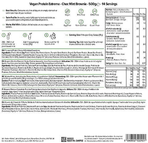Protein Works - Vegan Protein Extreme | 29g Plant Based Protein | Added Vitamin Blend Protein Works Au supplements