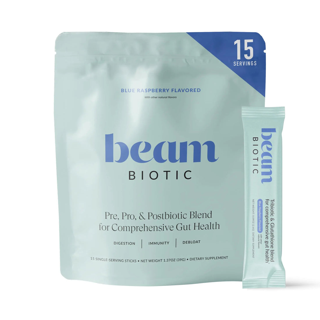 Beam Biotic Probiotics for Women – Gut Health & Digestive Health Powder with Pre, Pro & Postbiotics + Glutathione, Daily Probiotic Drink for Bloating Relief & Gut Balance Beam uk supplements