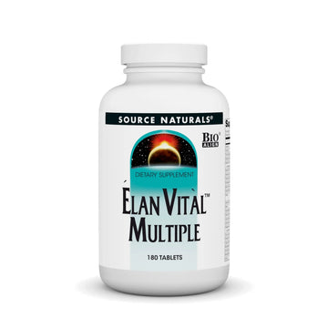 Source Naturals Elan Vital Multiple - Supports Brain, Heart, Liver, Immune, Energy Boost - 180 Tablets Source Naturals Au supplements