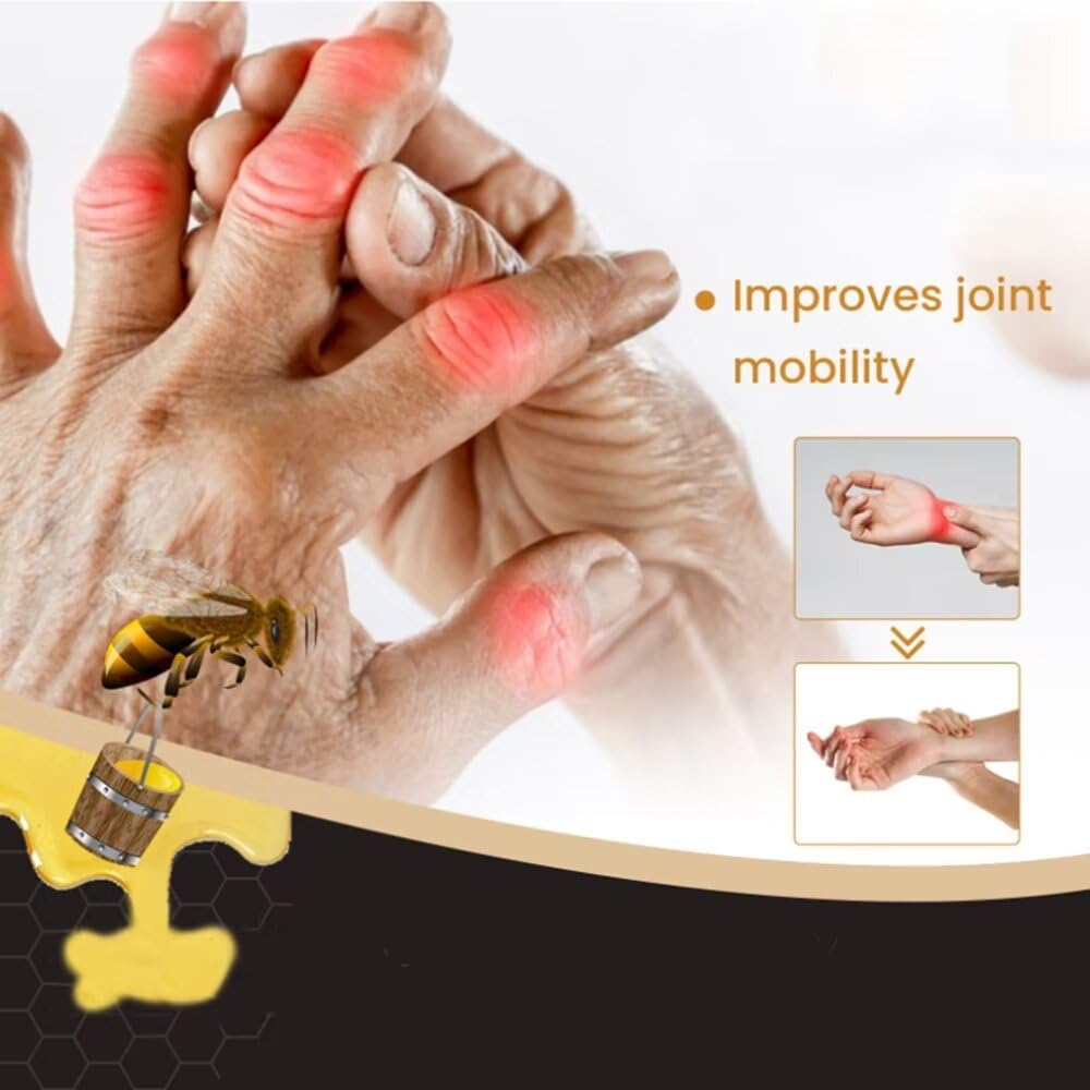 ETKOVNJ 6 Packs Bee Venom Cream, Bee Venom Bone Gel Joint Gel for Neck, Waist, Back of Hands, Feet and Legs ETKOVNJ Au supplements