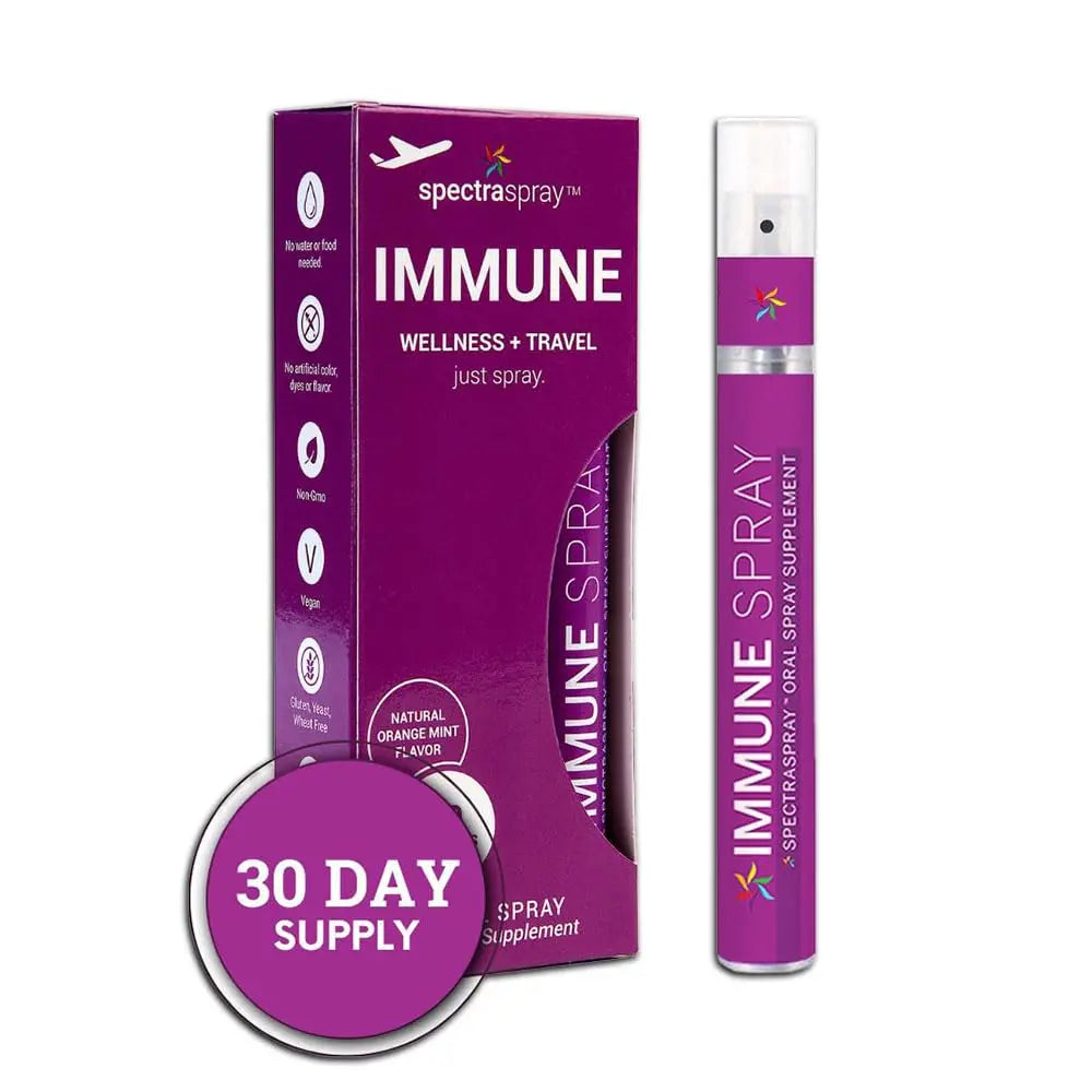 Spectraspray Immune Support Vitamin Spray - Vitamins C, E, Zinc and L-Lysine, 30 Day Supply per Spray Spectraspray Au supplements
