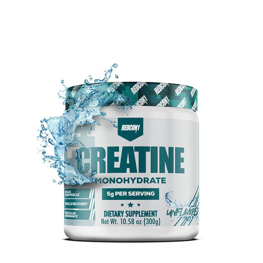 REDCON1 Creatine Monohydrate - Keto Friendly + Vegan Pre & Post Workout Supplement - Creatine Powder to Support Recovery & Athletic Performance (60 Servings) REDCON1US supplements