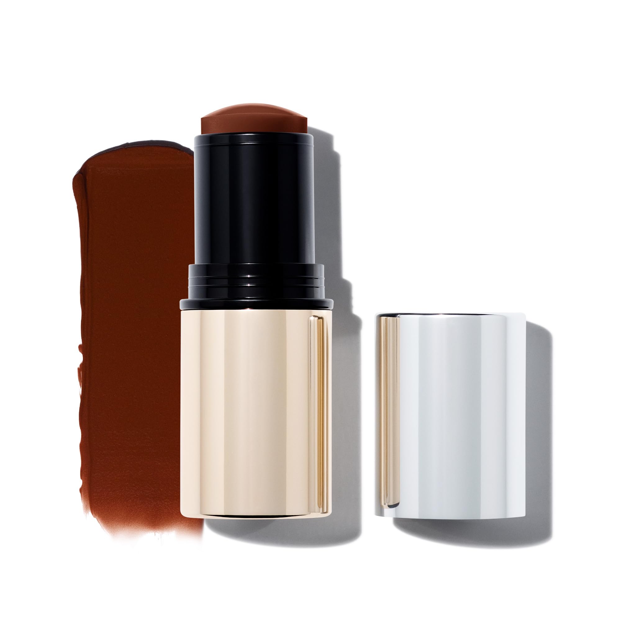 MAKE Beauty Heat Stroke Cream Blush Stick for Cheeks with Natural Hydrating Dewy Finish. Creamy Gel Blush Balm - Shade Baked, Deep Chocolate Brown Cheek Tint MAKE Au supplements