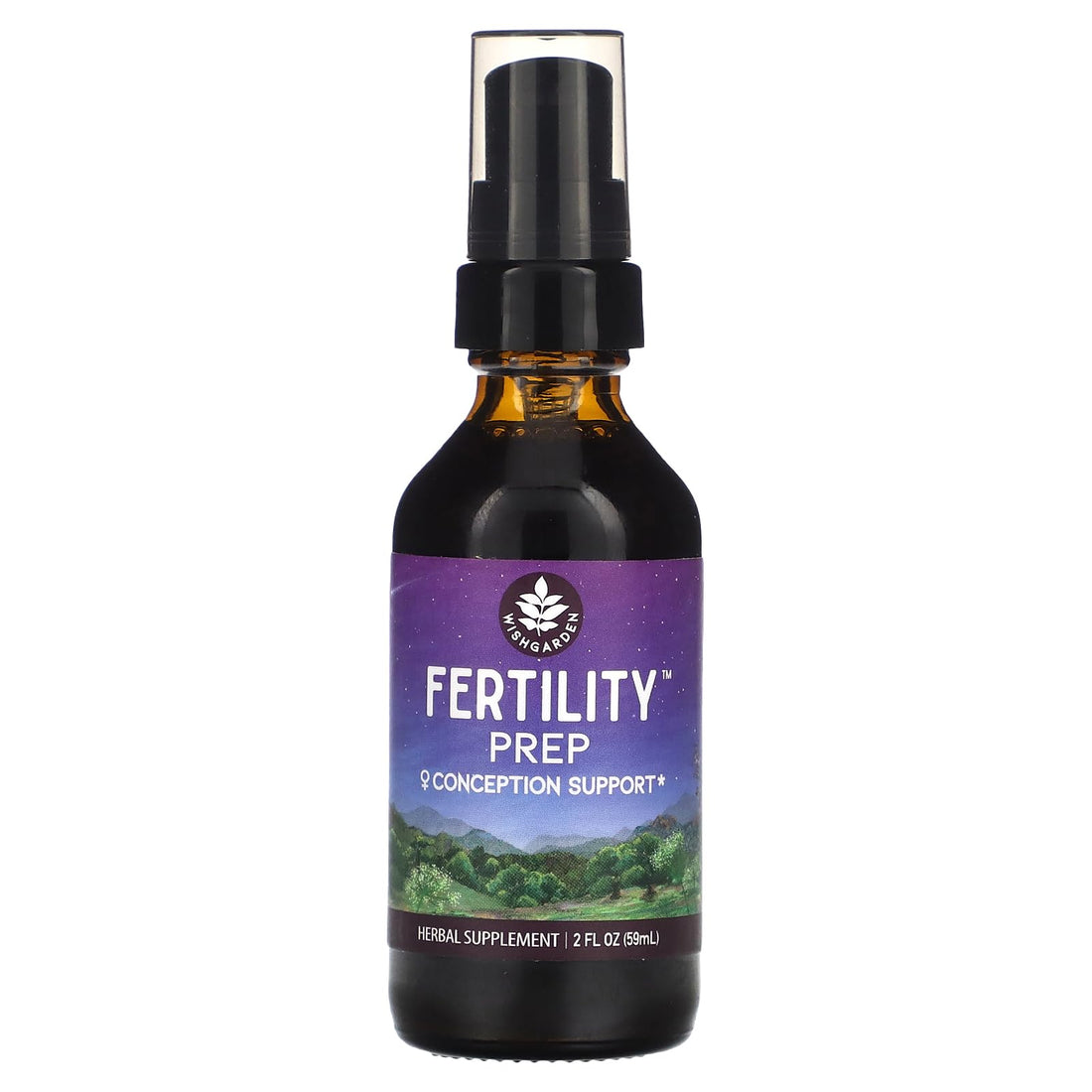 WishGarden Herbs Fertility Prep - All-Natural Fertility Herbal Supplement with Vitex, Red Maca & Raspberry Leaf, Supports Healthy Hormone Balance for Women, Optimal Uterine Health & Conception, 2oz WishGarden Au supplements