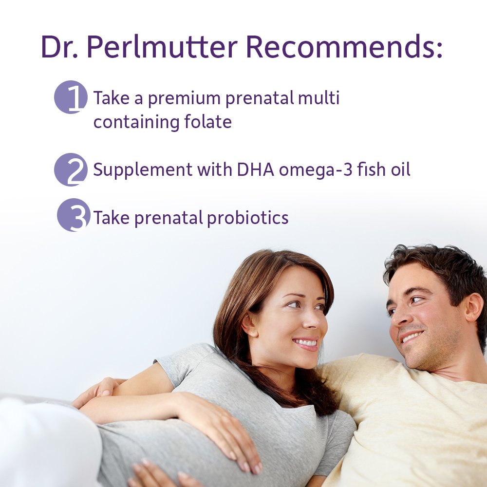 Garden of Life Dr. Formulated Probiotics Once Daily Prenatal - Acidophilus and Bifidobacteria Probiotic Support for Mom and Baby – Shelf Stable - Gluten, Dairy, and Soy-Free - 30 Vegetarian Capsules Garden of Life Au supplements