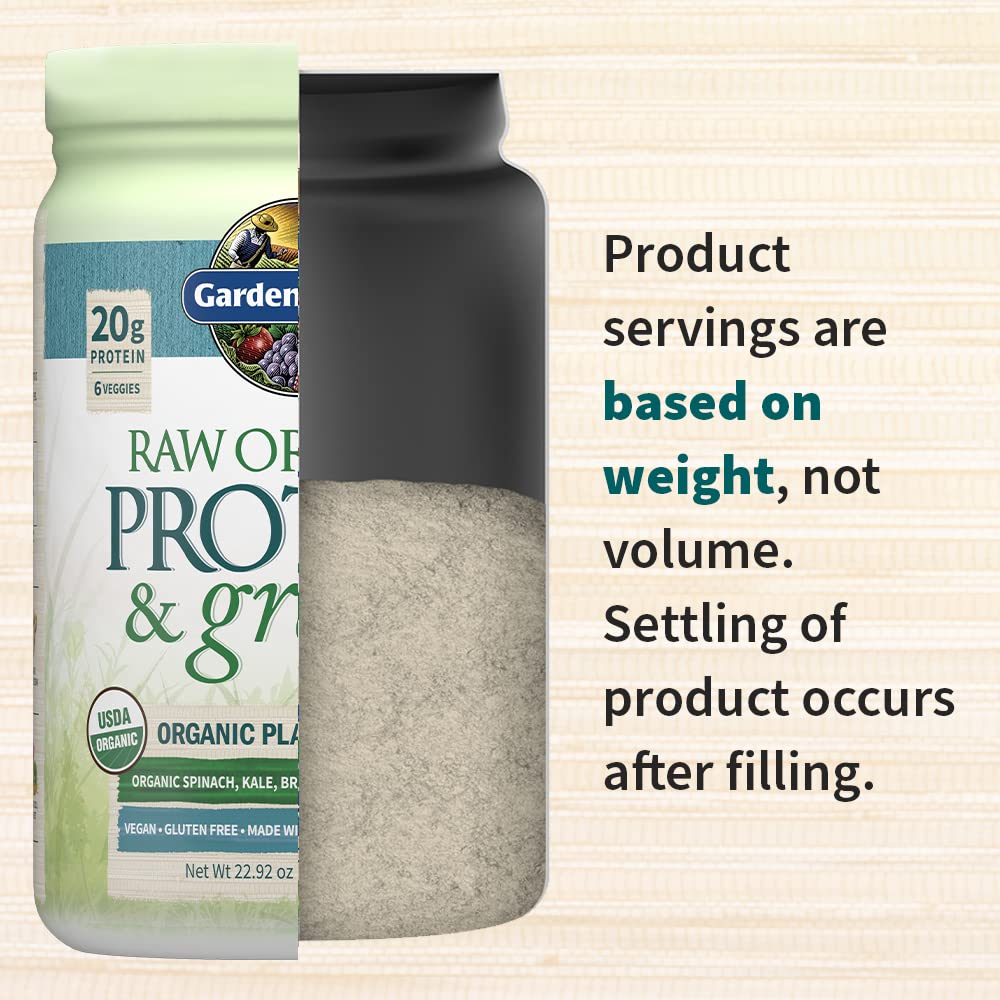 Garden of Life Raw Organic Protein & Greens Lightly Sweet, Vegan Protein Powder Garden of Life Au supplements
