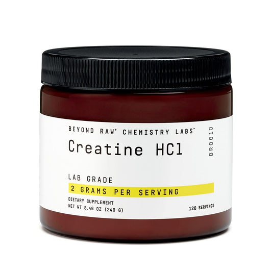 BEYOND RAW Science-Backed Creatine HCl Powder, Lab Grade, for Muscle Strength and Growth, Energy Production, Athletic Performance, Cognitive Support, BEYOND RAWNZ supplements