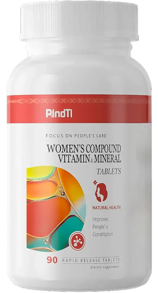 RindTi Multivitamin for Women 50+, Daily Women 50+ Multi-Vitamin with Vitamins A, B,C, E for Energy, & Bone & Immune & Skin& Hair Support, 90 ct RindTiAU supplements