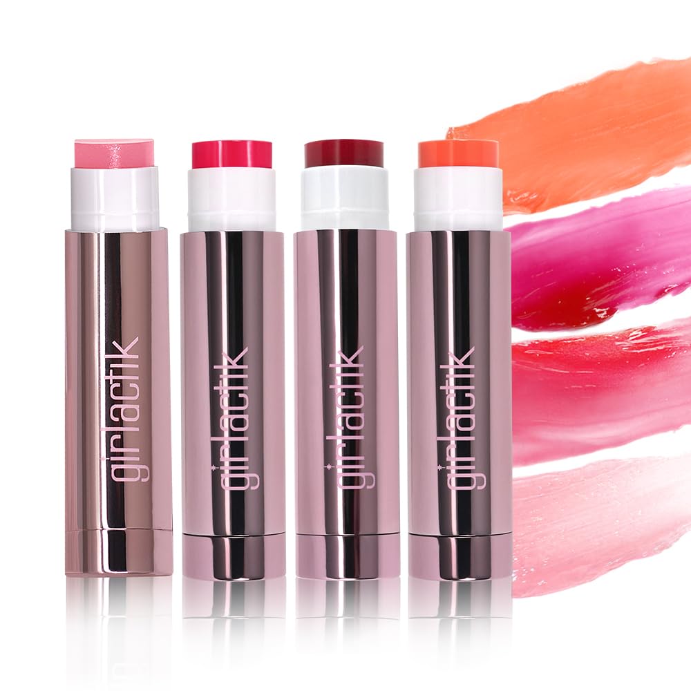 Girlactik Jello Gloss Lip Balm – Hydrating Lip Gloss with Natural Shine, Pink Lemonade Scent, Moisturizing, and Smooth, Perfect for Everyday Lip Care with a Glossy Finish, 0.15 oz (Glossiest) Girlactik Au supplements