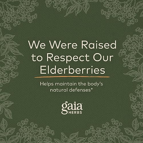 Gaia Herbs Black Elderberry (Sambucus Nigra) Extra Strength Gummies Gaia Herbs Au supplements